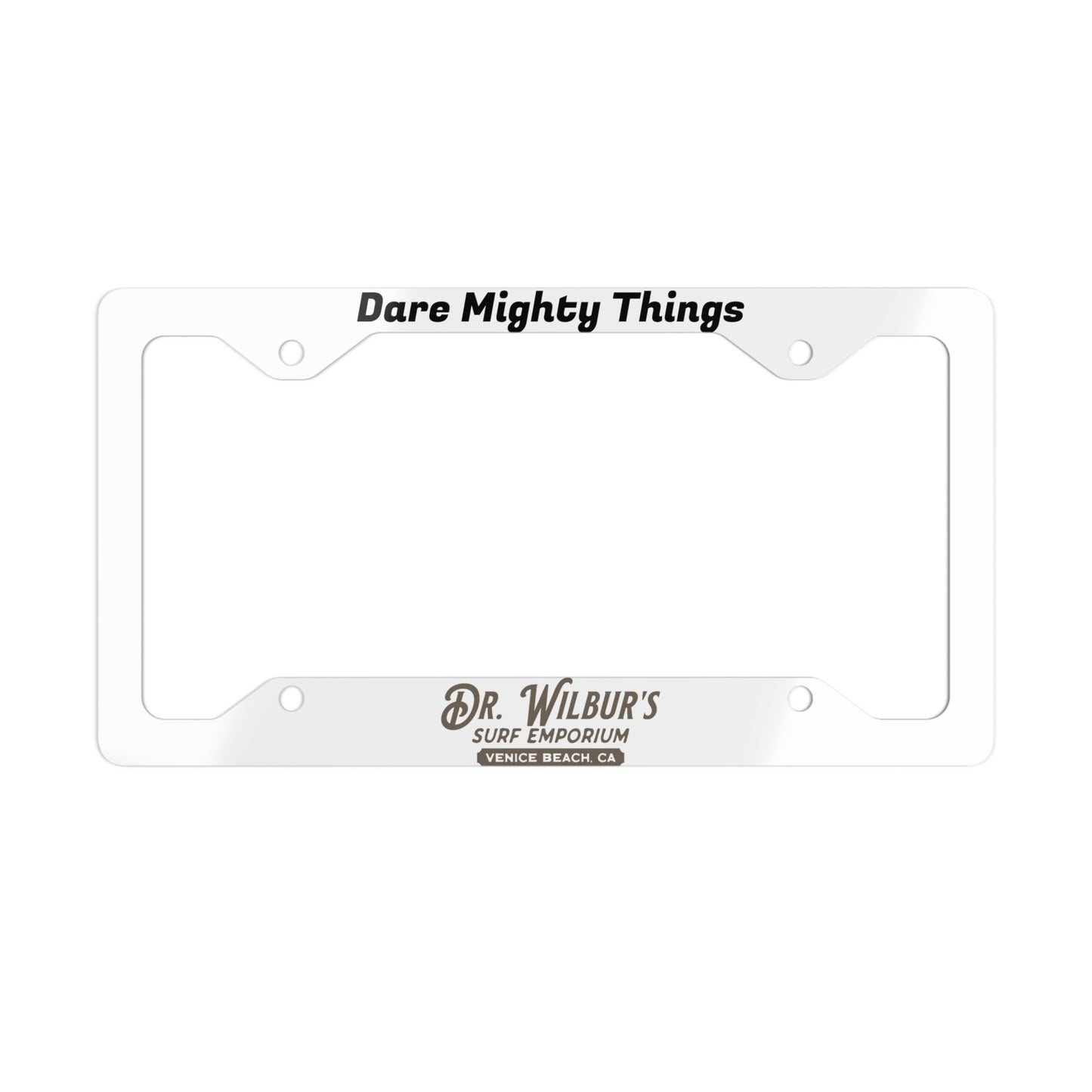 Metal License Plate Frame