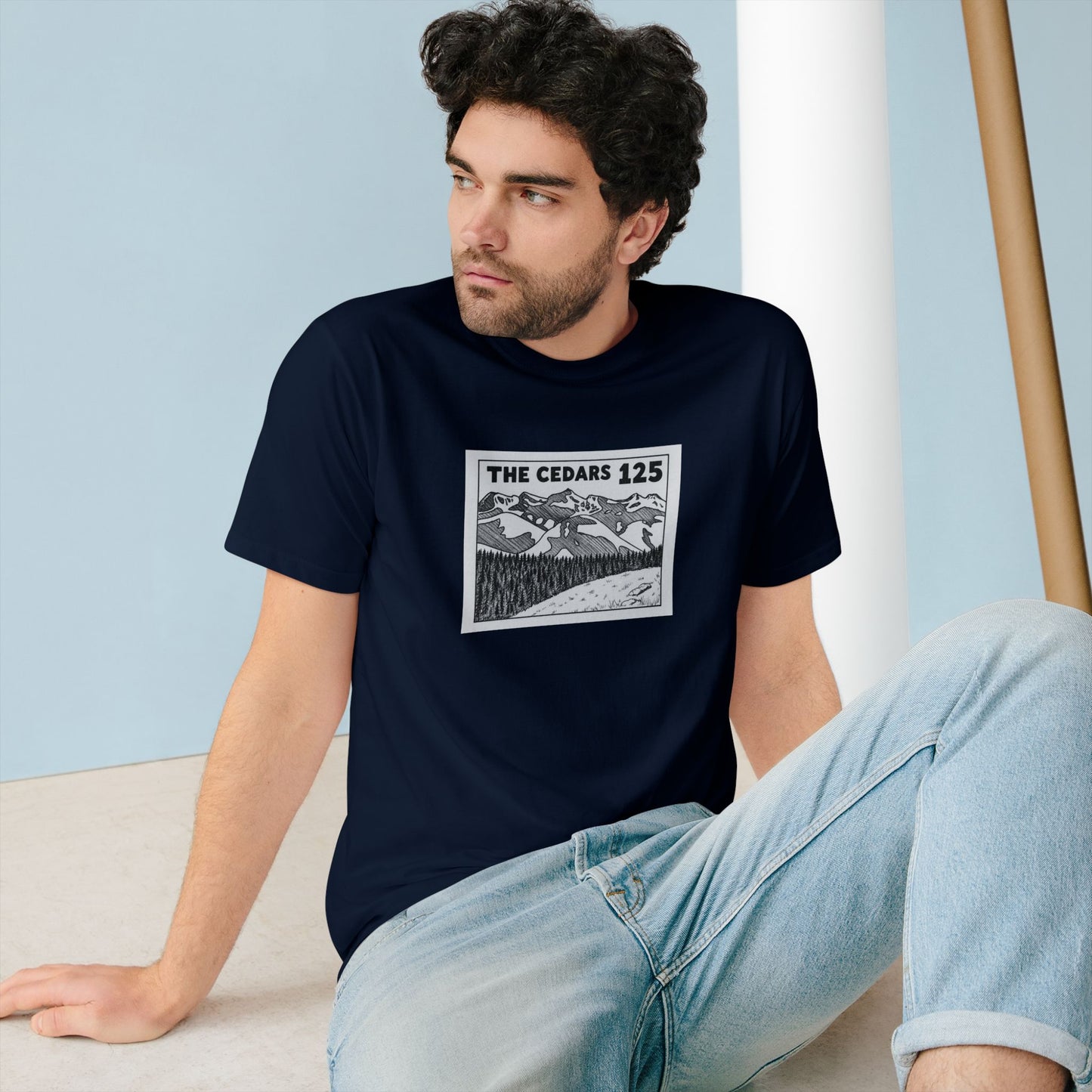 The Cedars 125 Mountain T-Shirt — Outdoor Nature Graphic Tee