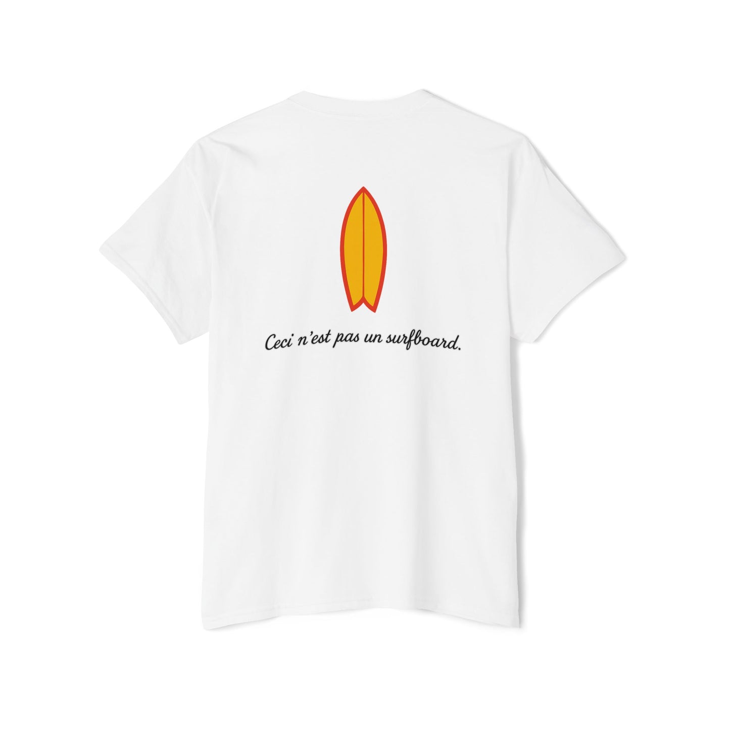 "Ceci n'est pas un surfboard" Tee - Fish