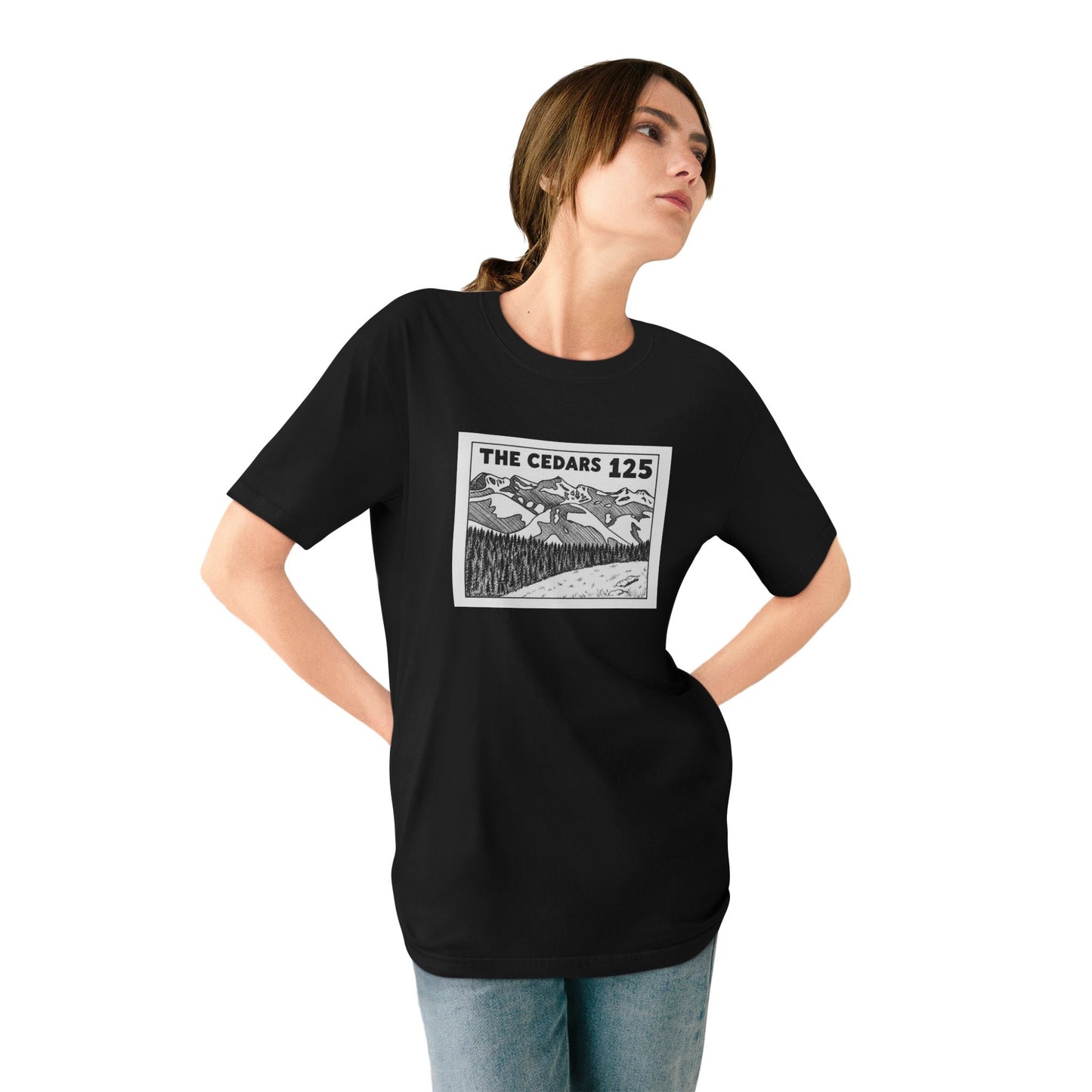 The Cedars 125 Mountain T-Shirt — Outdoor Nature Graphic Tee