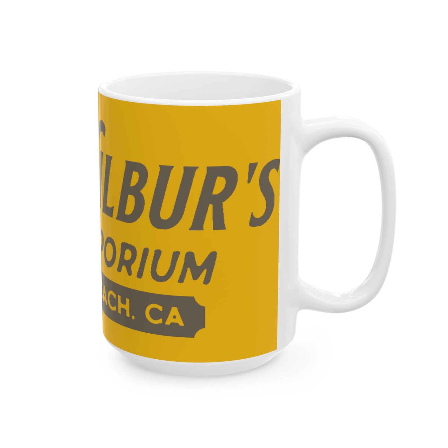 Large Dr. Wilbur's Logo Ceramic Mug