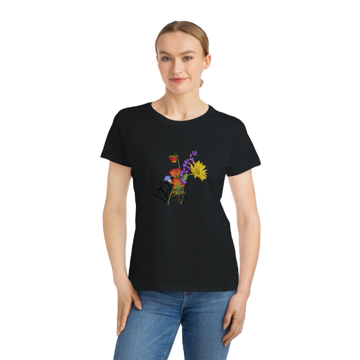 125 Floral Anniversary T-Shirt — Colorful Bouquet Design for 125th Celebration
