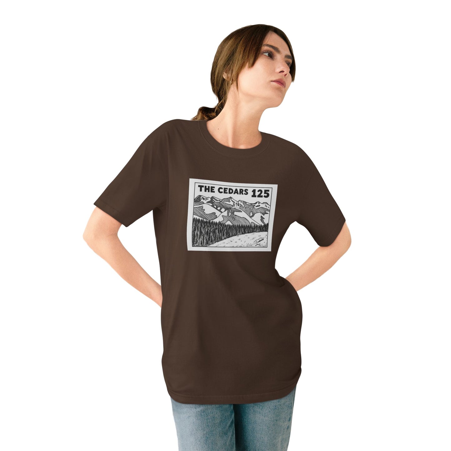 The Cedars 125 Mountain T-Shirt — Outdoor Nature Graphic Tee
