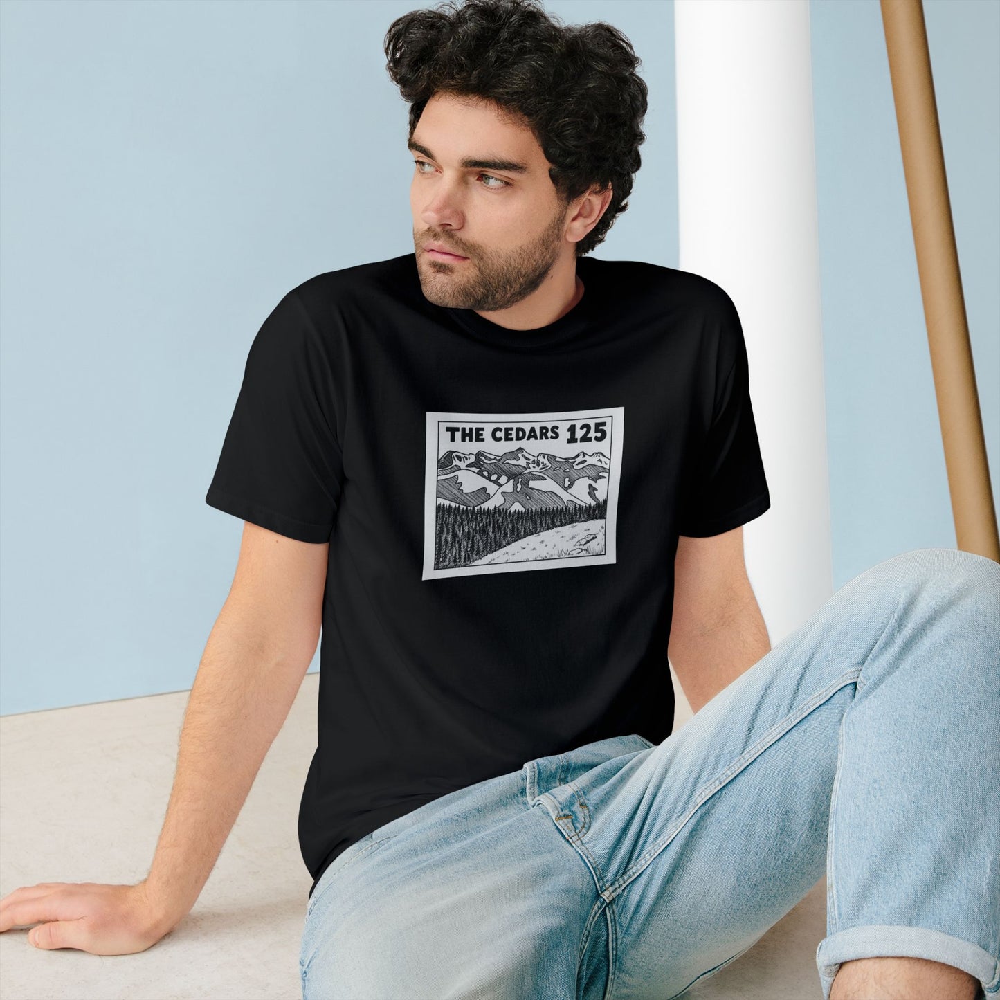 The Cedars 125 Mountain T-Shirt — Outdoor Nature Graphic Tee