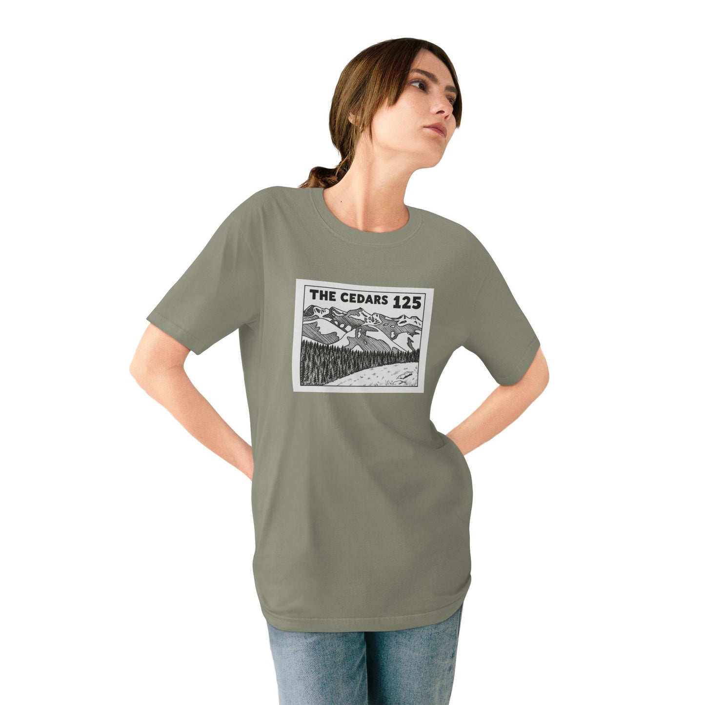 The Cedars 125 Mountain T-Shirt — Outdoor Nature Graphic Tee