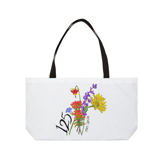 Weekender Tote Bag — 125th Anniversary Wildflower Bouquet Tote (Est. 1898)
