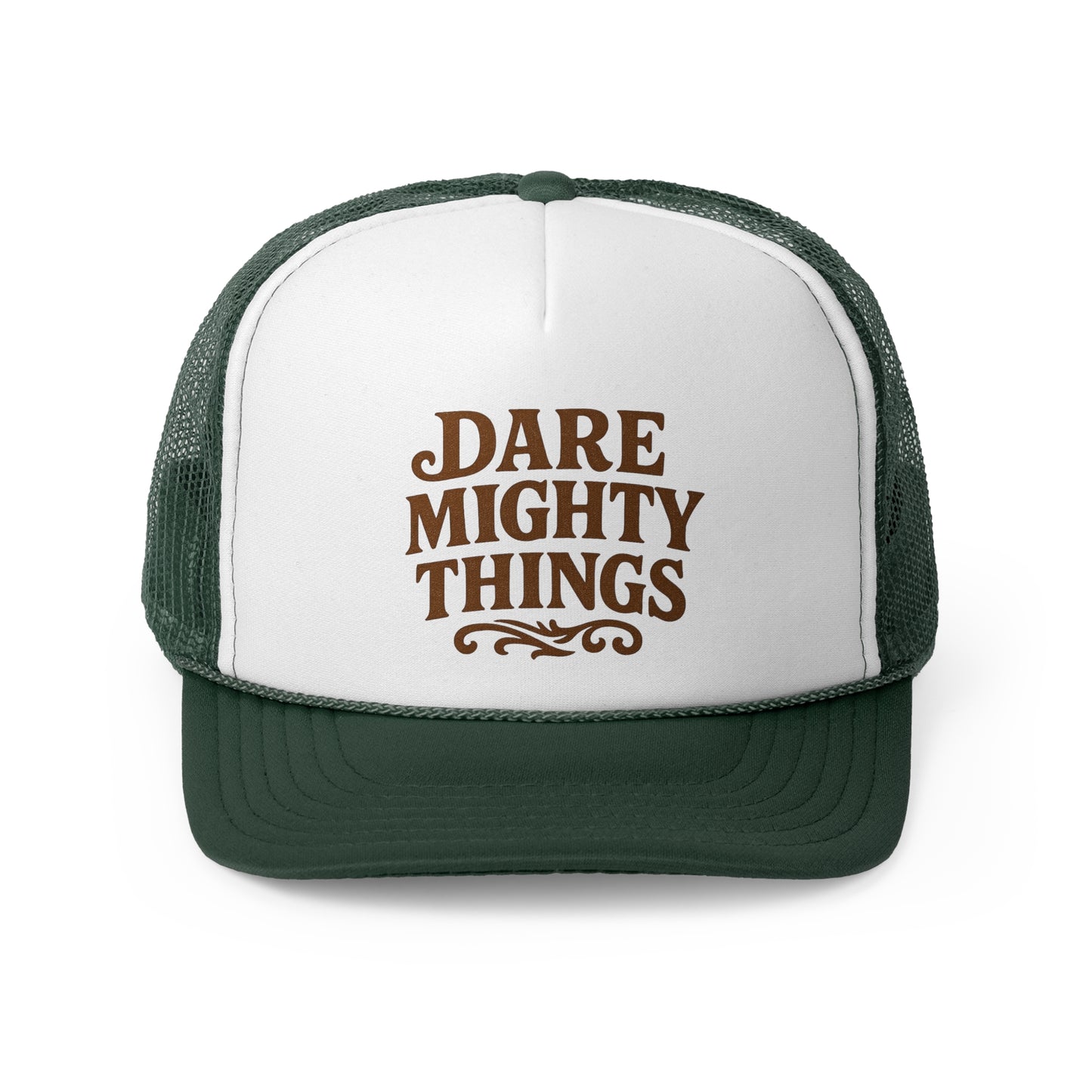 Dare Mighty Things Trucker Cap - Inspirational Hat for Outdoors, Gifts for Adventurers, Unique Statement Accessory, Perfect for [...]