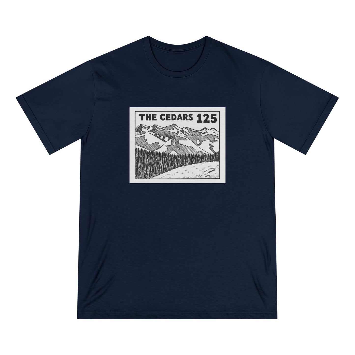 The Cedars 125 Mountain T-Shirt — Outdoor Nature Graphic Tee