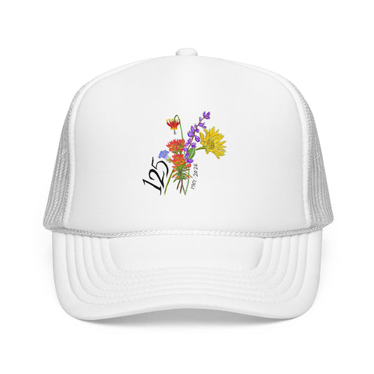 Floral 125th Anniversary Trucker Hat