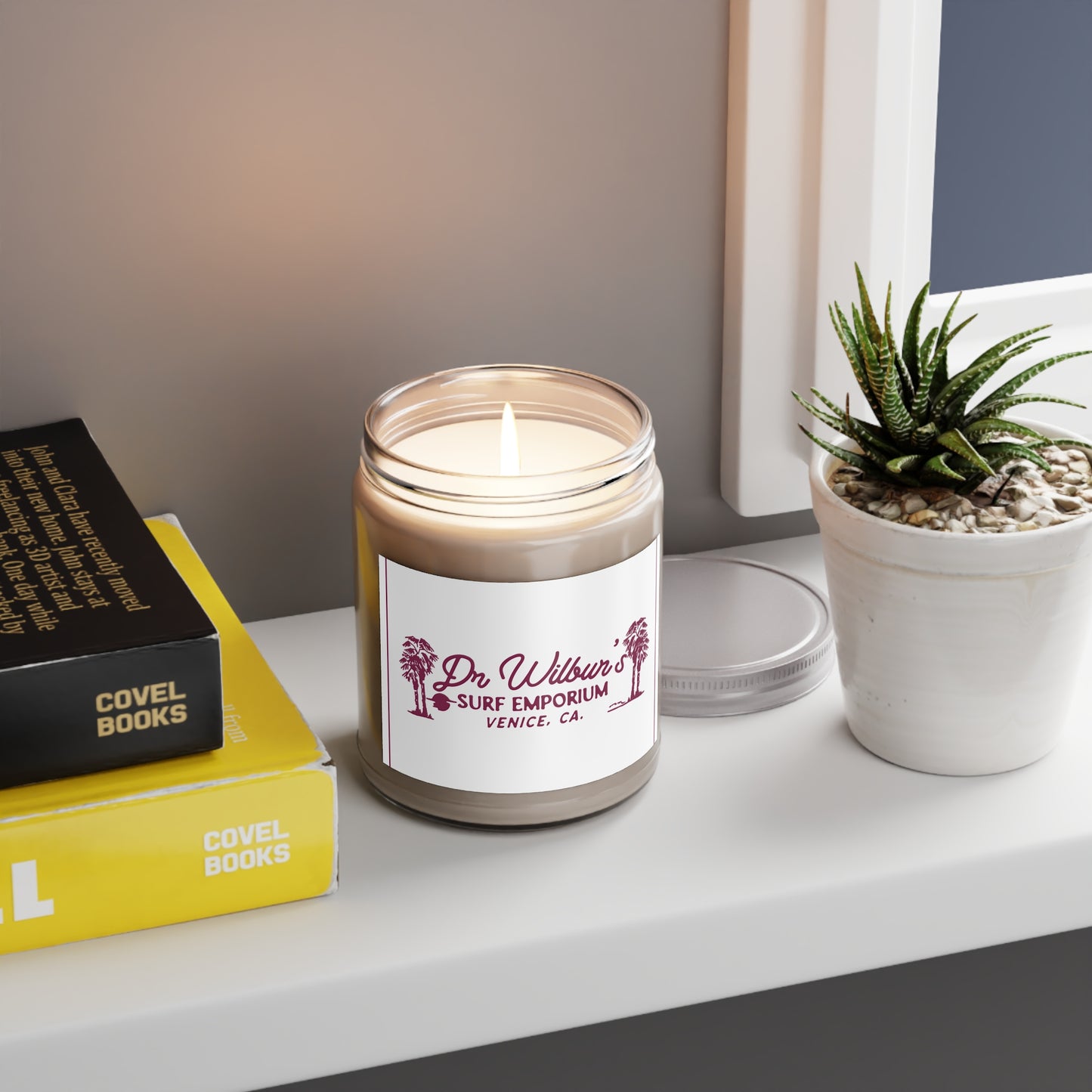 Palm Tree Logo Pink Grapefruit Candle