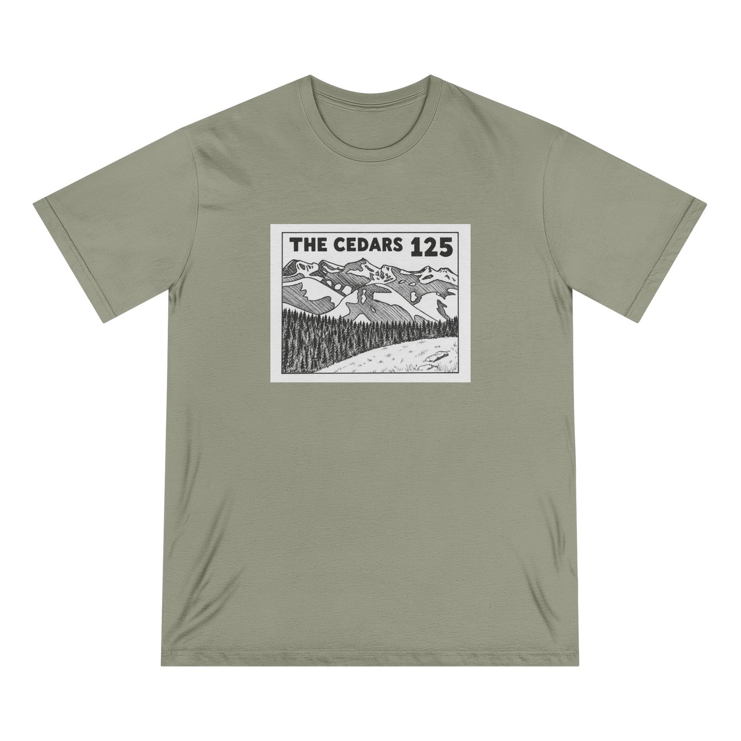 The Cedars 125 Mountain T-Shirt — Outdoor Nature Graphic Tee