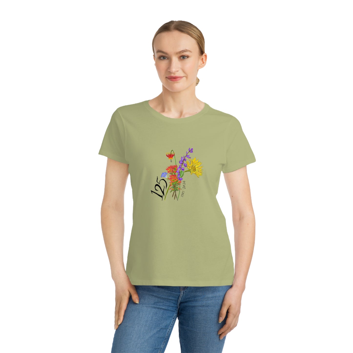 125 Floral Anniversary T-Shirt — Colorful Bouquet Design for 125th Celebration