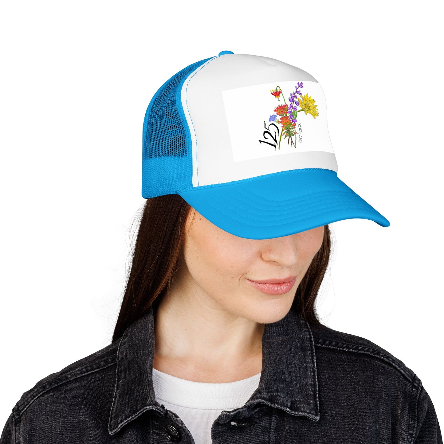 Floral 125th Anniversary Trucker Hat