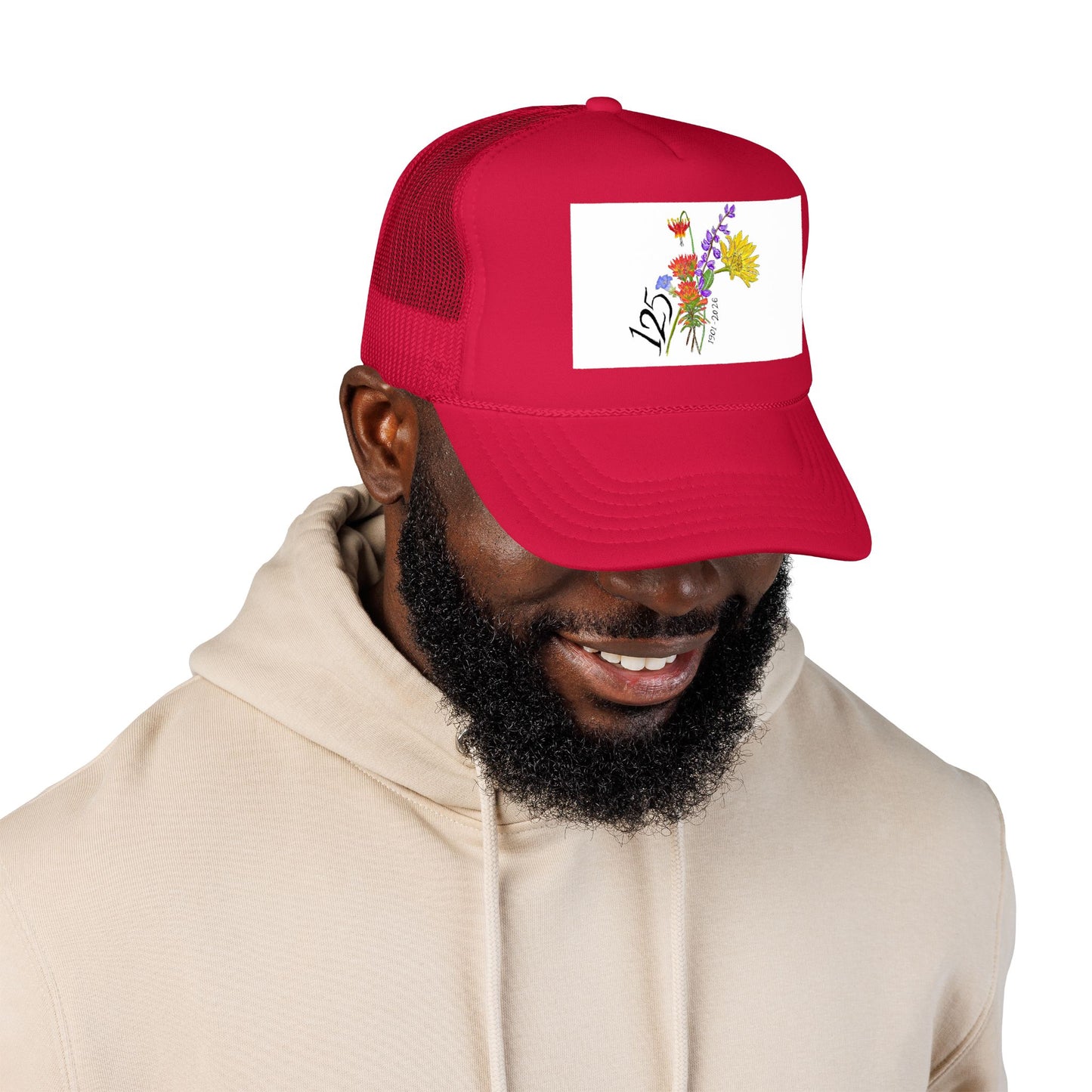 Floral 125th Anniversary Trucker Hat