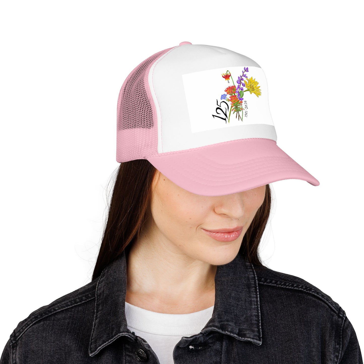 Floral 125th Anniversary Trucker Hat
