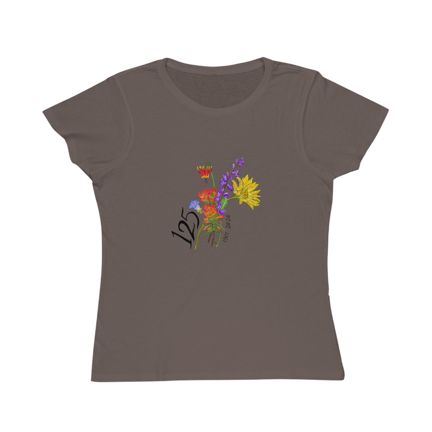 125 Floral Anniversary T-Shirt — Colorful Bouquet Design for 125th Celebration