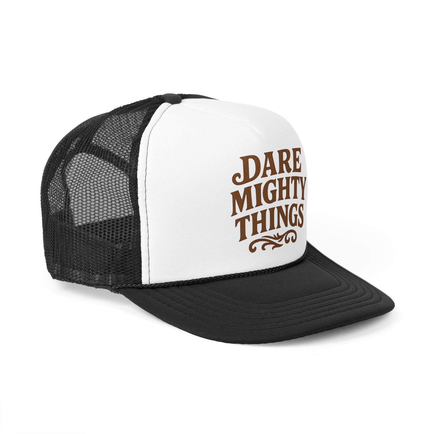 Dare Mighty Things Trucker Cap - Inspirational Hat for Outdoors, Gifts for Adventurers, Unique Statement Accessory, Perfect for [...]