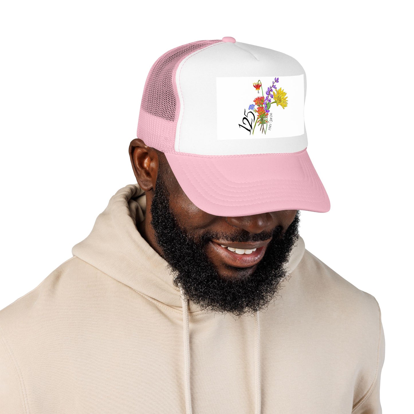 Floral 125th Anniversary Trucker Hat