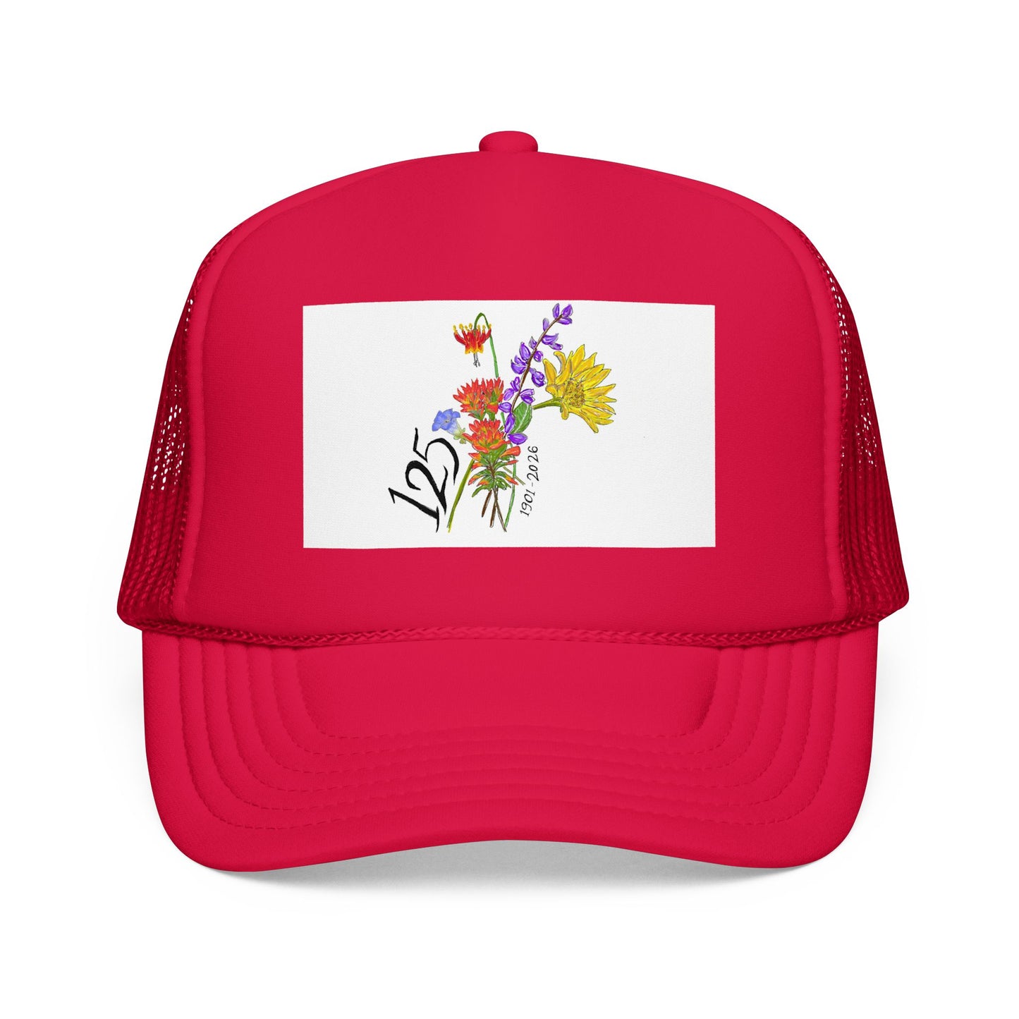 Floral 125th Anniversary Trucker Hat