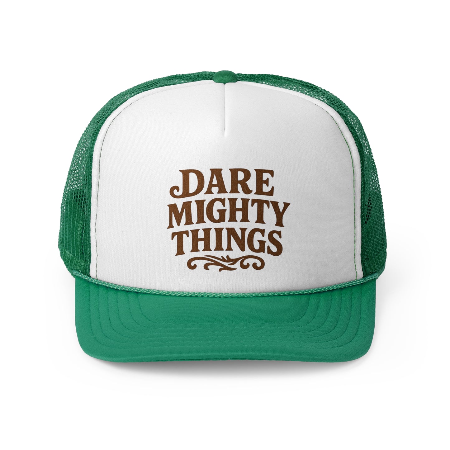 Dare Mighty Things Trucker Cap - Inspirational Hat for Outdoors, Gifts for Adventurers, Unique Statement Accessory, Perfect for [...]