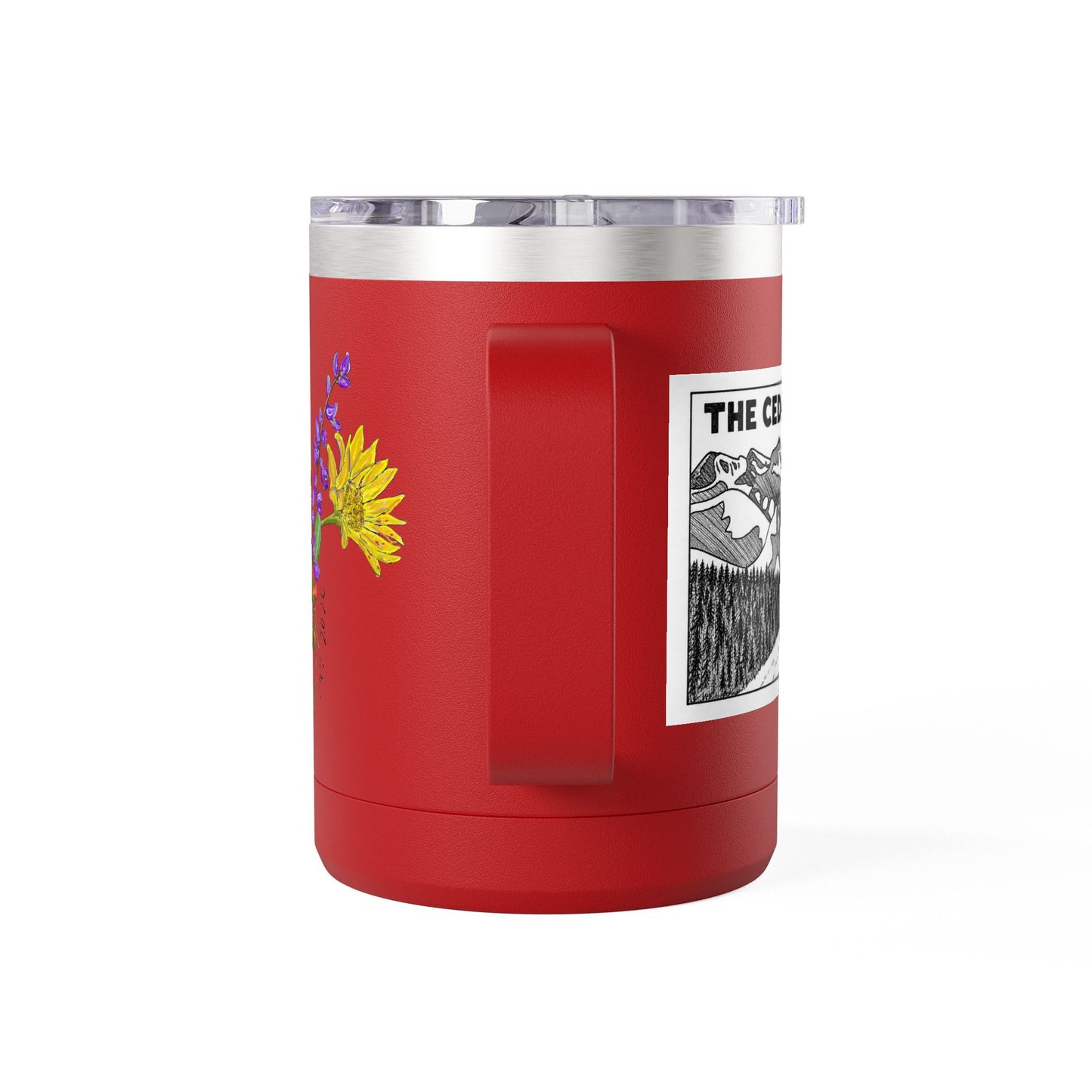 125th Anniversary Floral Travel Mug — Commemorative 15oz Tumbler
