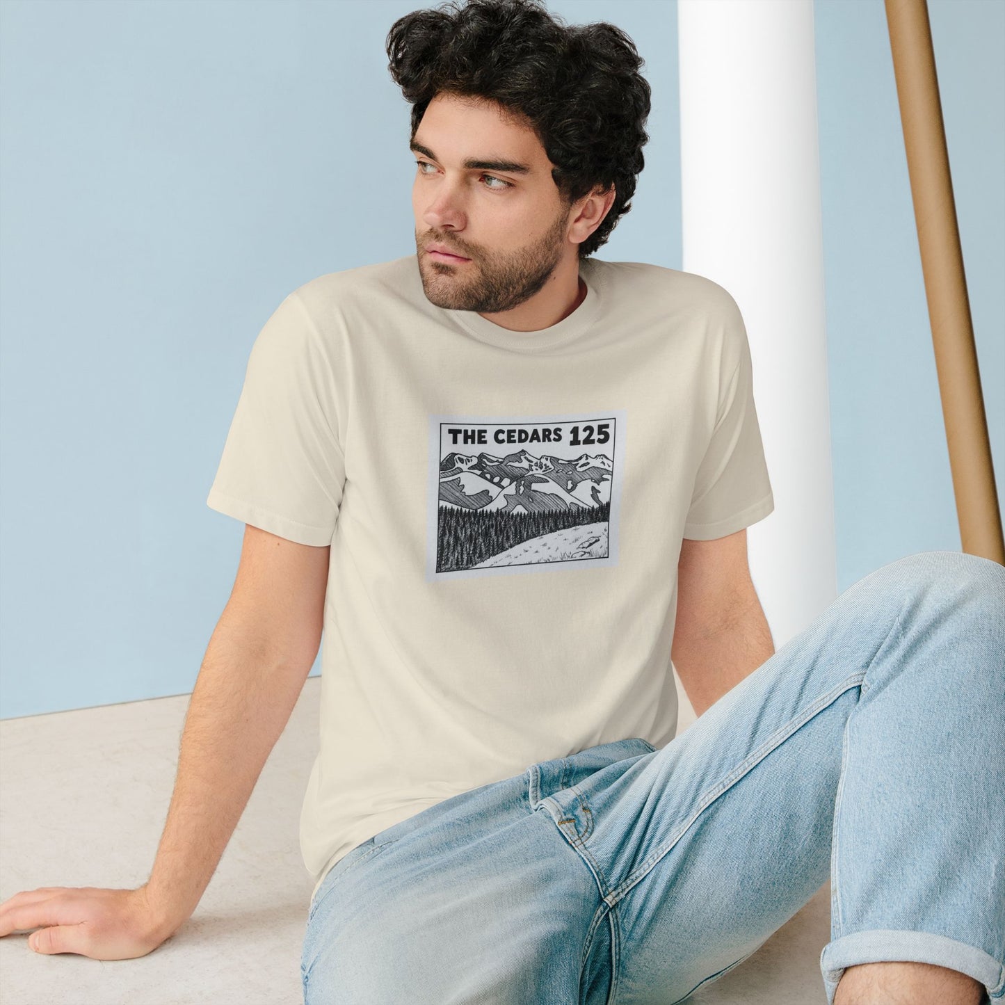 The Cedars 125 Mountain T-Shirt — Outdoor Nature Graphic Tee