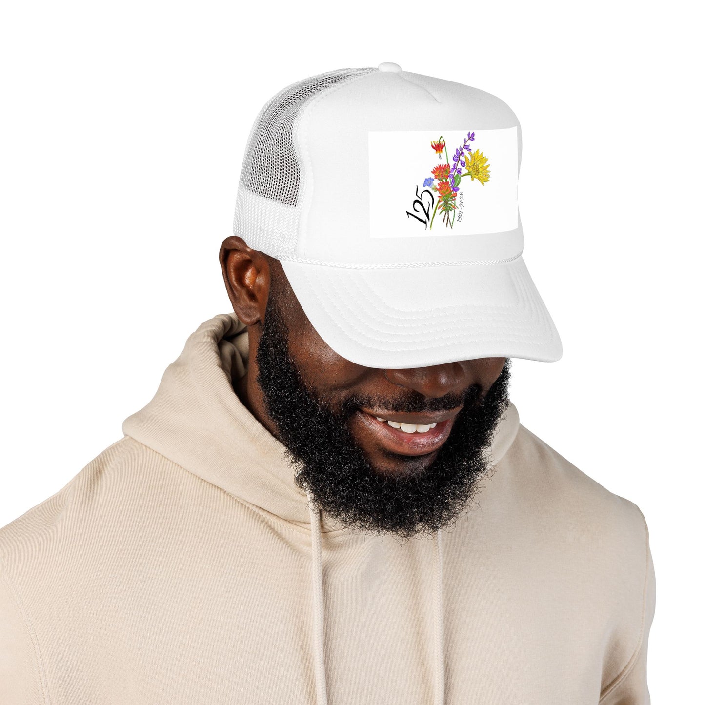 Floral 125th Anniversary Trucker Hat