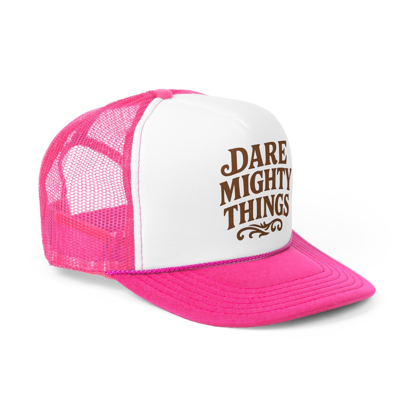 Dare Mighty Things Trucker Cap - Inspirational Hat for Outdoors, Gifts for Adventurers, Unique Statement Accessory, Perfect for [...]