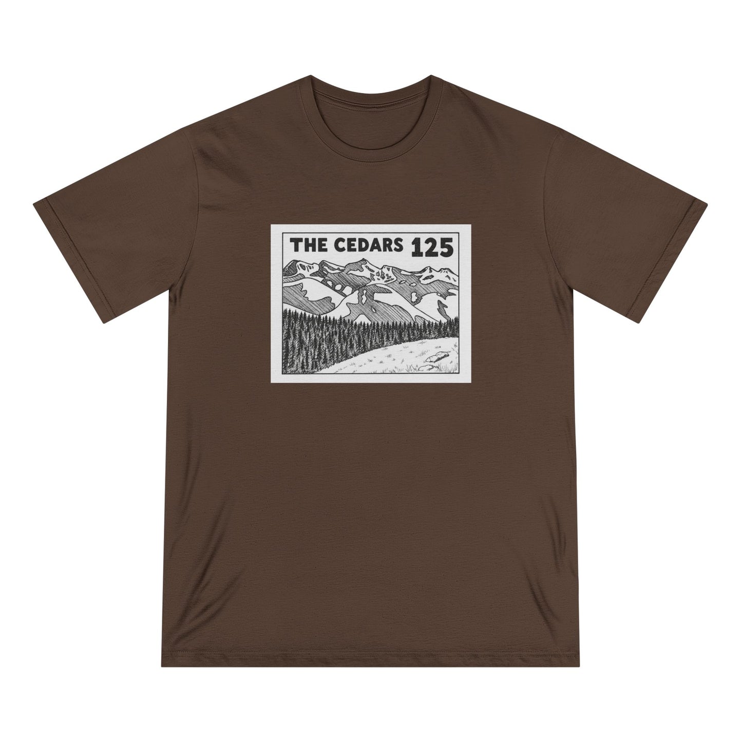 The Cedars 125 Mountain T-Shirt — Outdoor Nature Graphic Tee