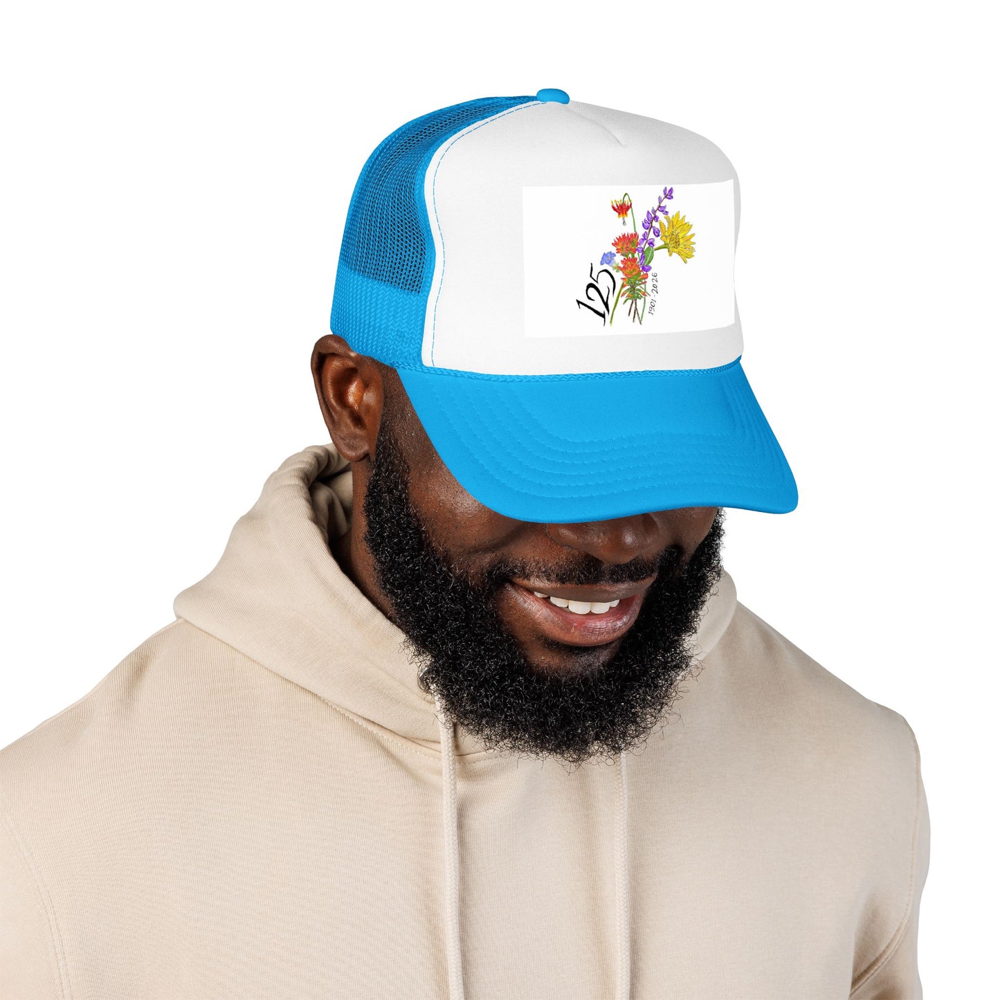 Floral 125th Anniversary Trucker Hat