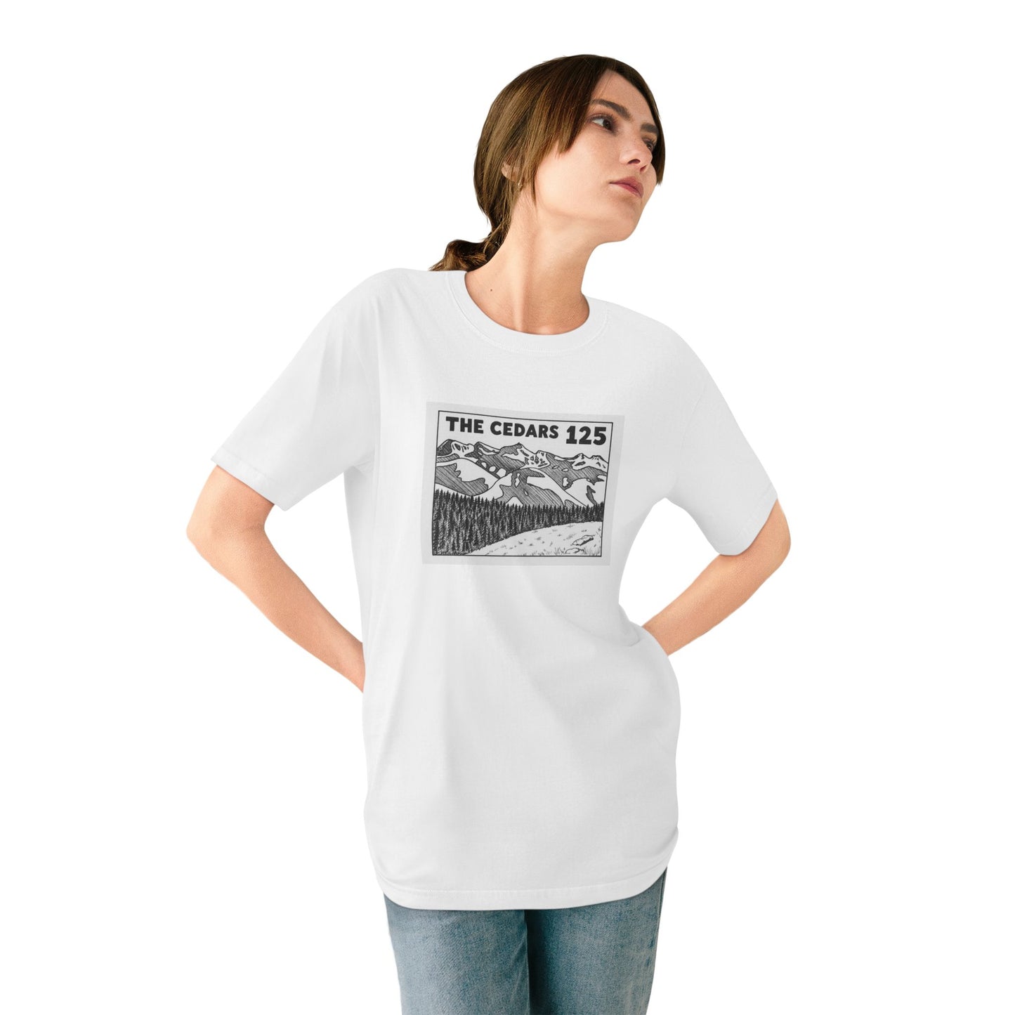 The Cedars 125 Mountain T-Shirt — Outdoor Nature Graphic Tee