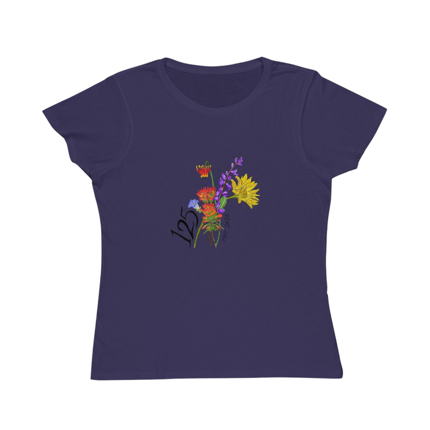 125 Floral Anniversary T-Shirt — Colorful Bouquet Design for 125th Celebration