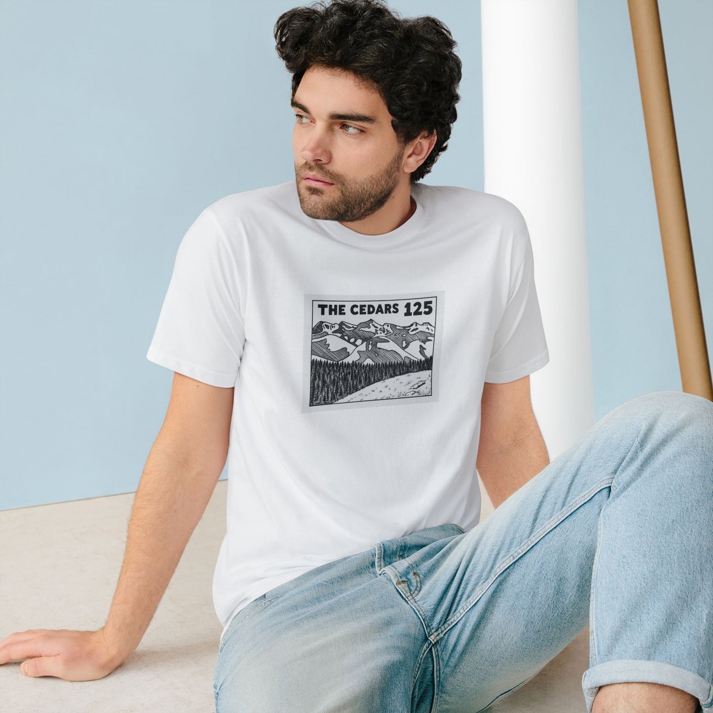 The Cedars 125 Mountain T-Shirt — Outdoor Nature Graphic Tee