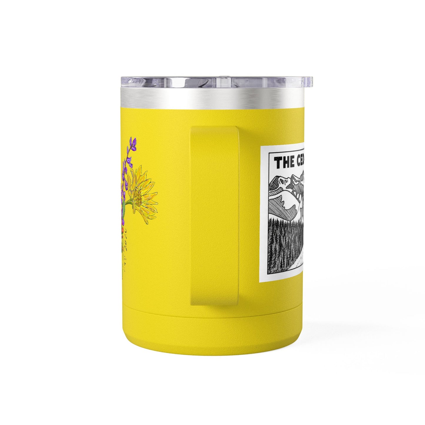 125th Anniversary Floral Travel Mug — Commemorative 15oz Tumbler