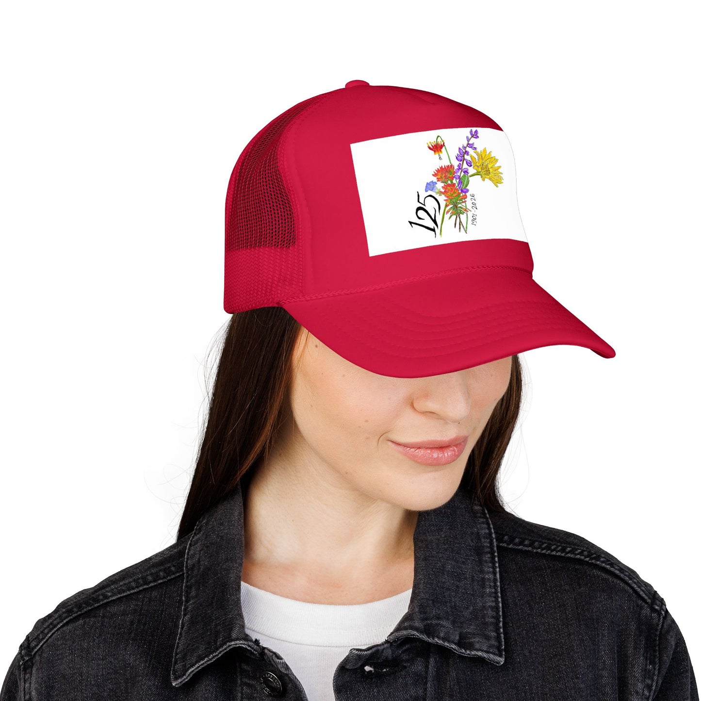 Floral 125th Anniversary Trucker Hat