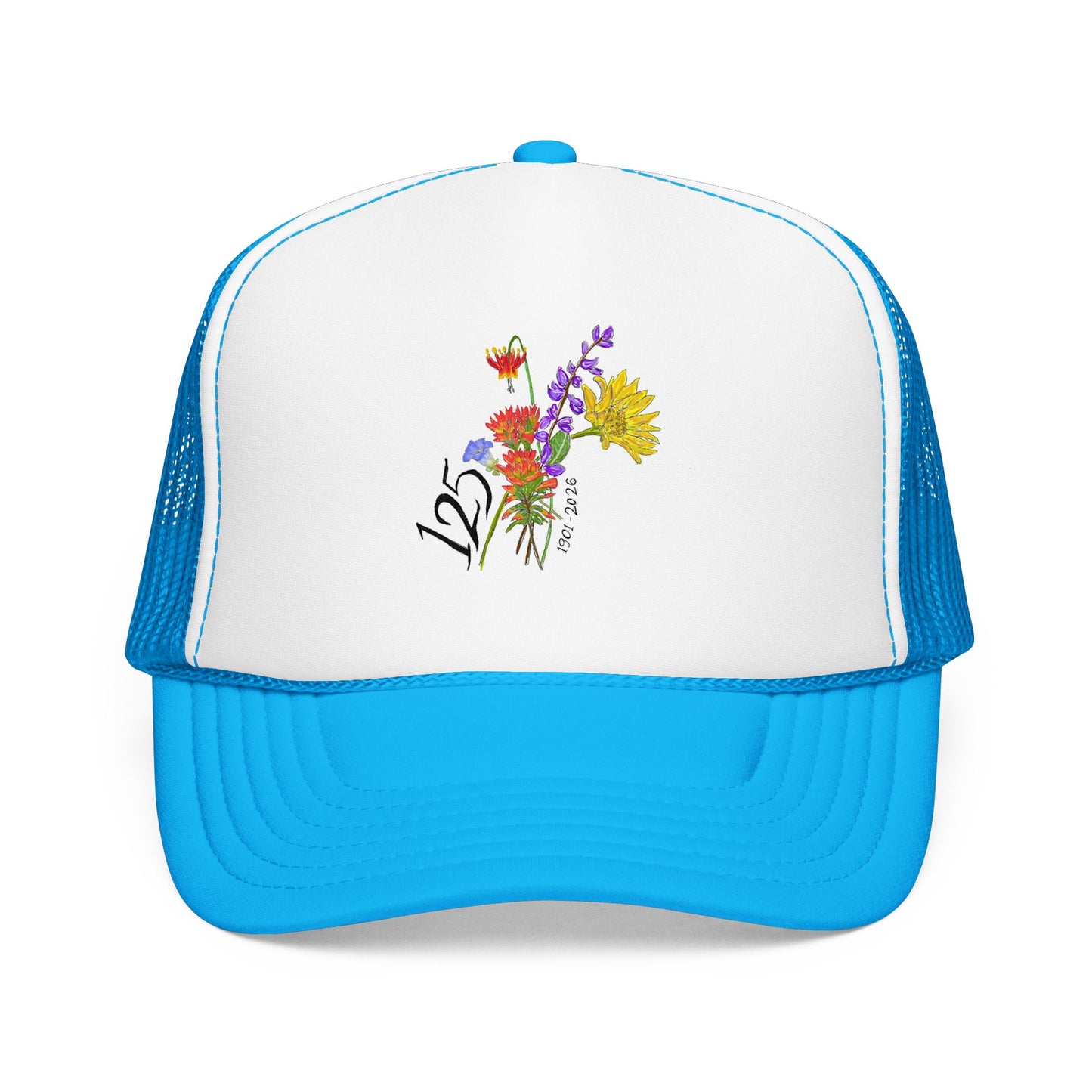 Floral 125th Anniversary Trucker Hat