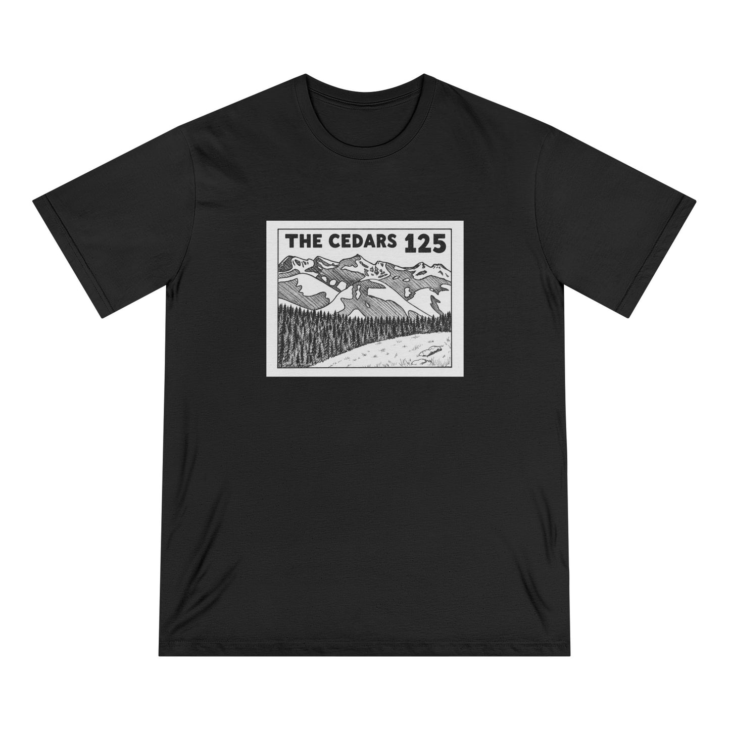 The Cedars 125 Mountain T-Shirt — Outdoor Nature Graphic Tee