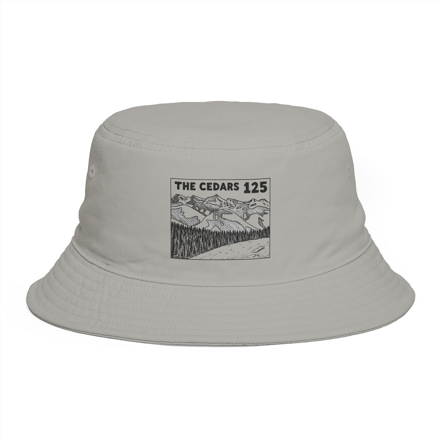 The Cedars 125 Bucket Hat — Vintage Mountain Outdoor Sun Hat