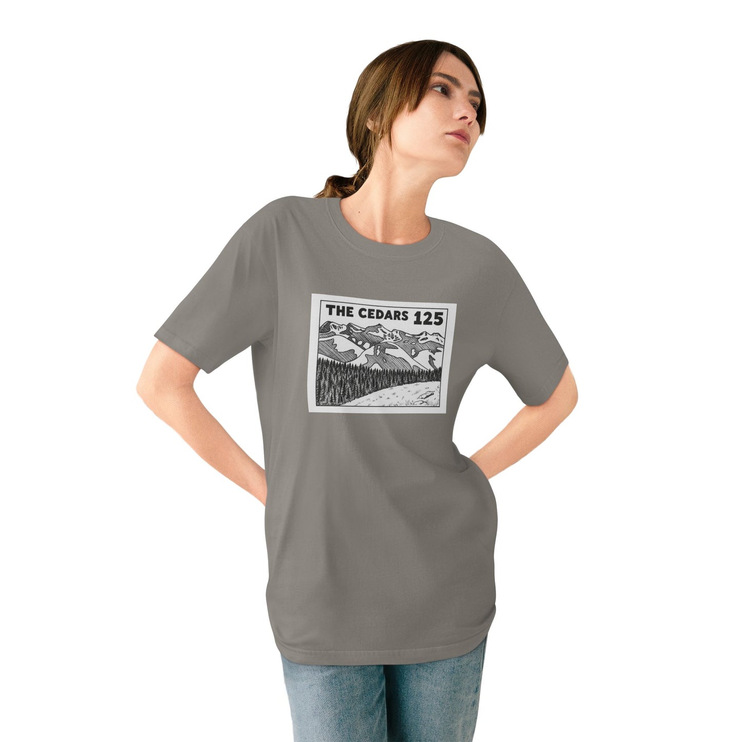 The Cedars 125 Mountain T-Shirt — Outdoor Nature Graphic Tee