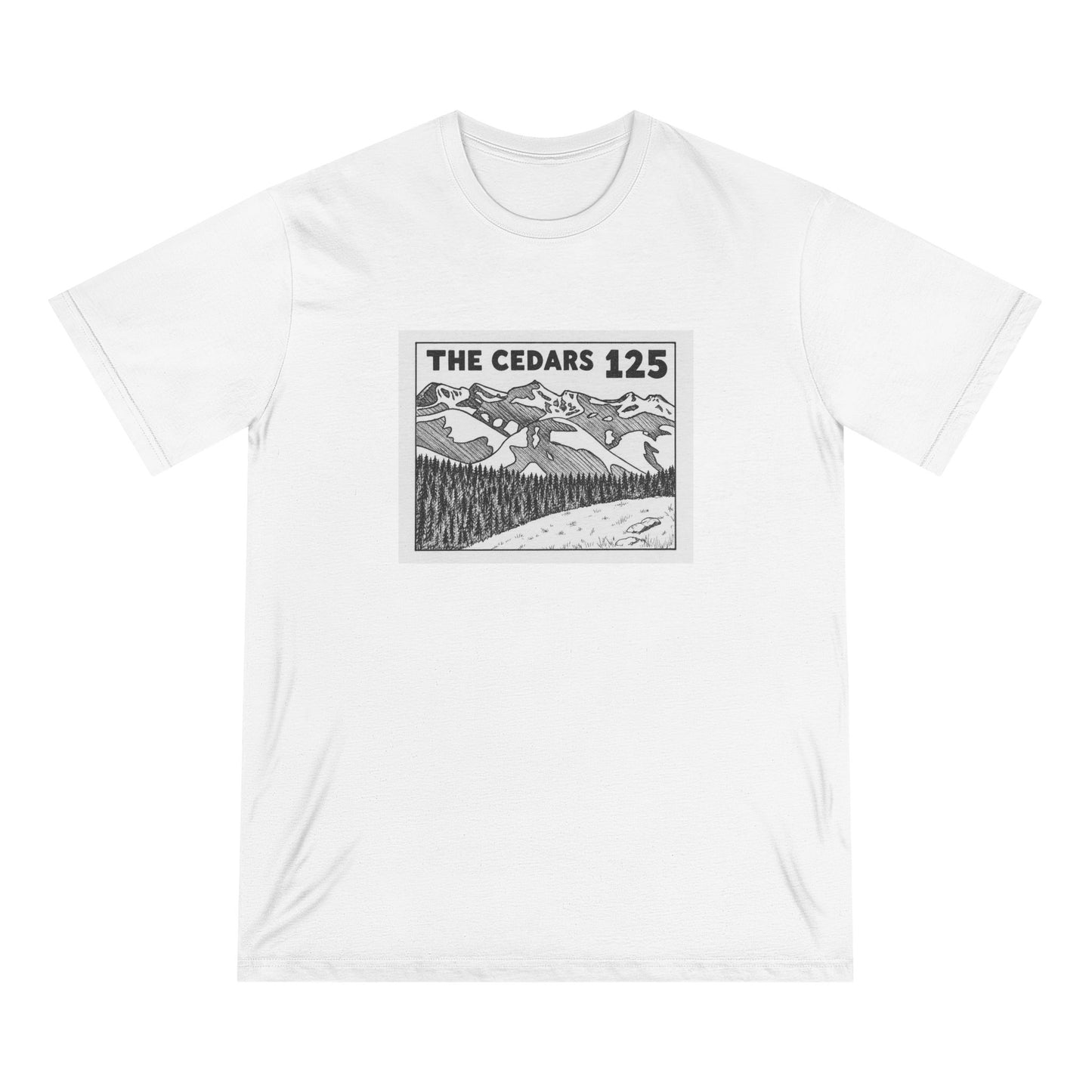 The Cedars 125 Mountain T-Shirt — Outdoor Nature Graphic Tee