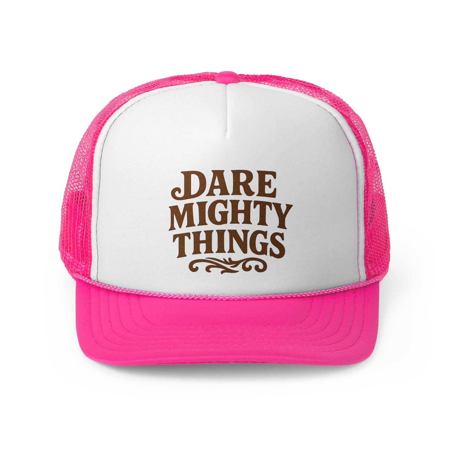 Dare Mighty Things Trucker Cap - Inspirational Hat for Outdoors, Gifts for Adventurers, Unique Statement Accessory, Perfect for [...]