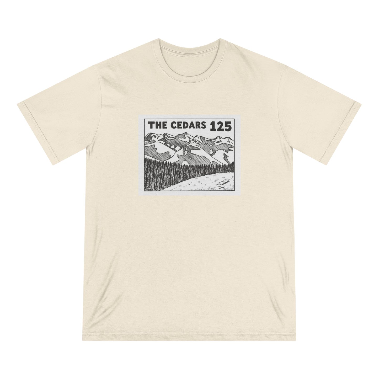 The Cedars 125 Mountain T-Shirt — Outdoor Nature Graphic Tee