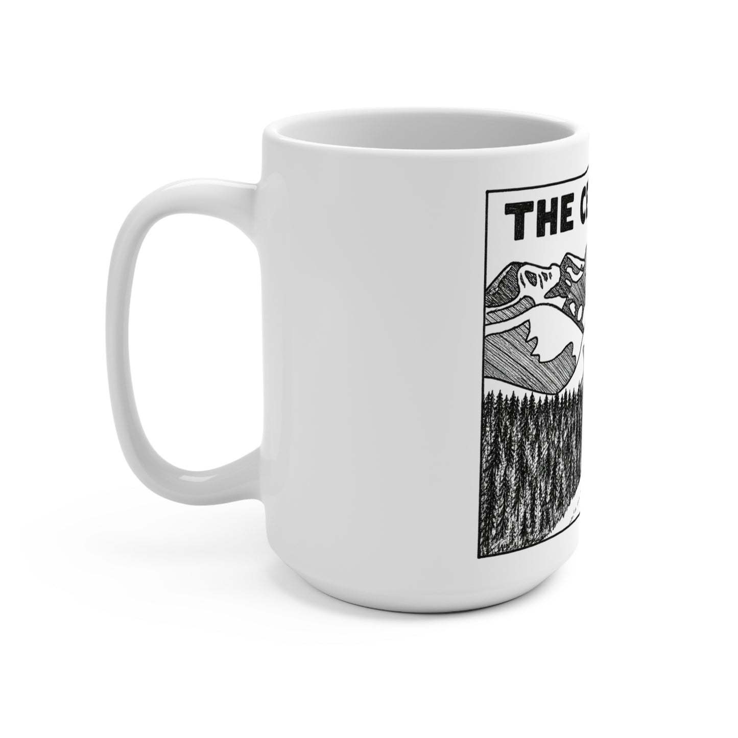 The Cedars 125 Mountain Scenic Mug – 15oz Landscape Coffee Cup
