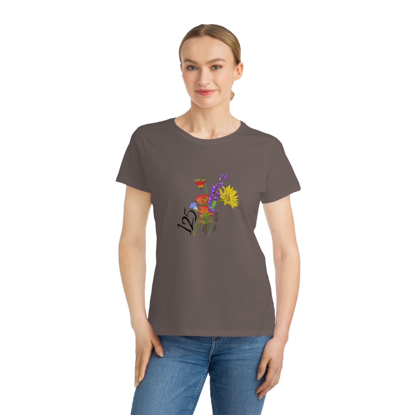 125 Floral Anniversary T-Shirt — Colorful Bouquet Design for 125th Celebration