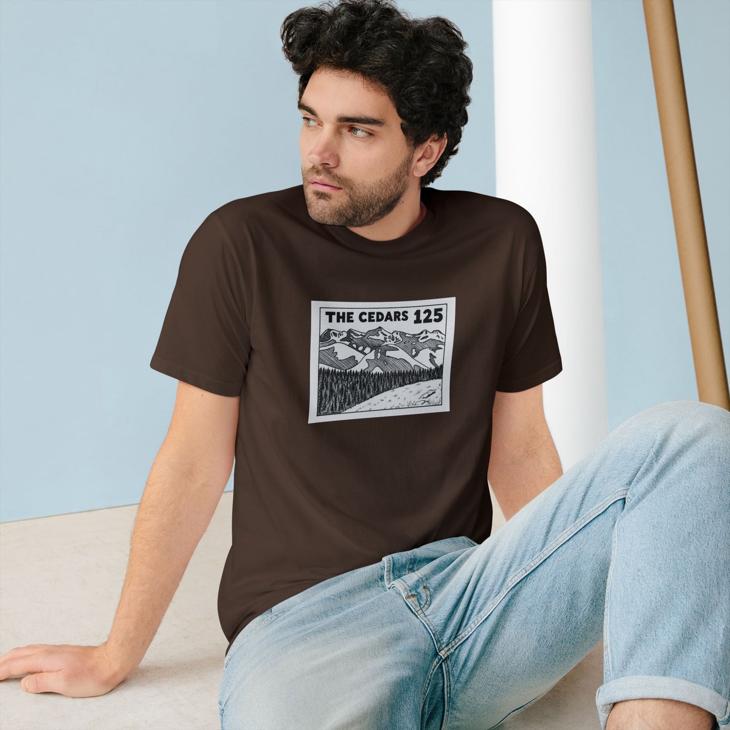 The Cedars 125 Mountain T-Shirt — Outdoor Nature Graphic Tee