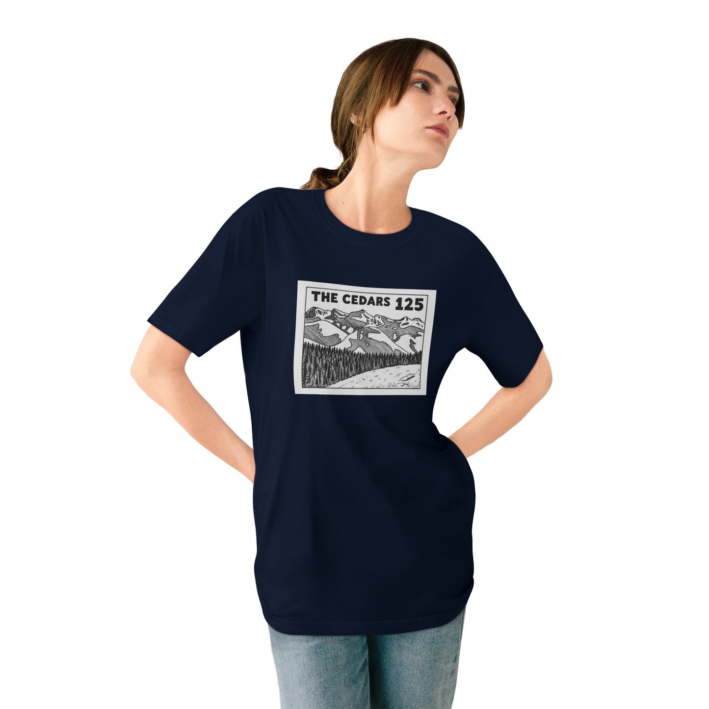 The Cedars 125 Mountain T-Shirt — Outdoor Nature Graphic Tee