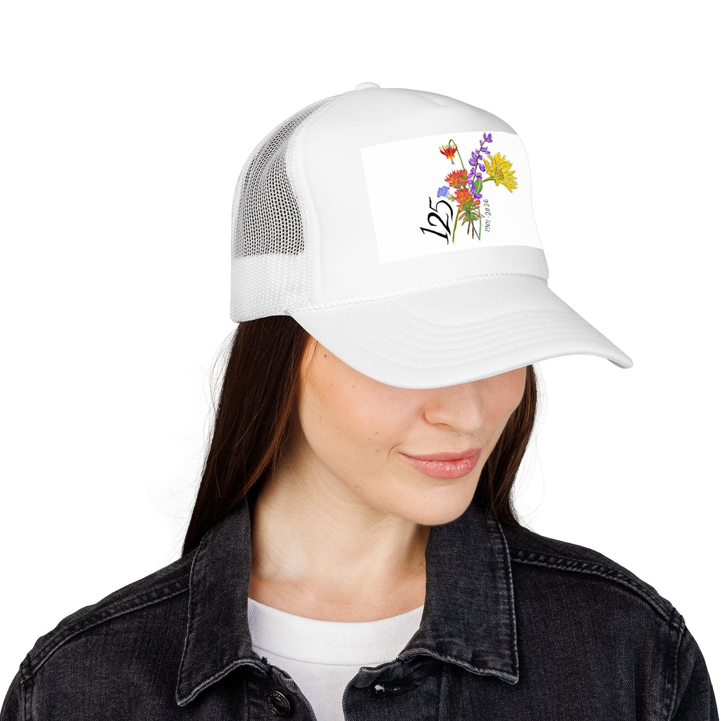 Floral 125th Anniversary Trucker Hat