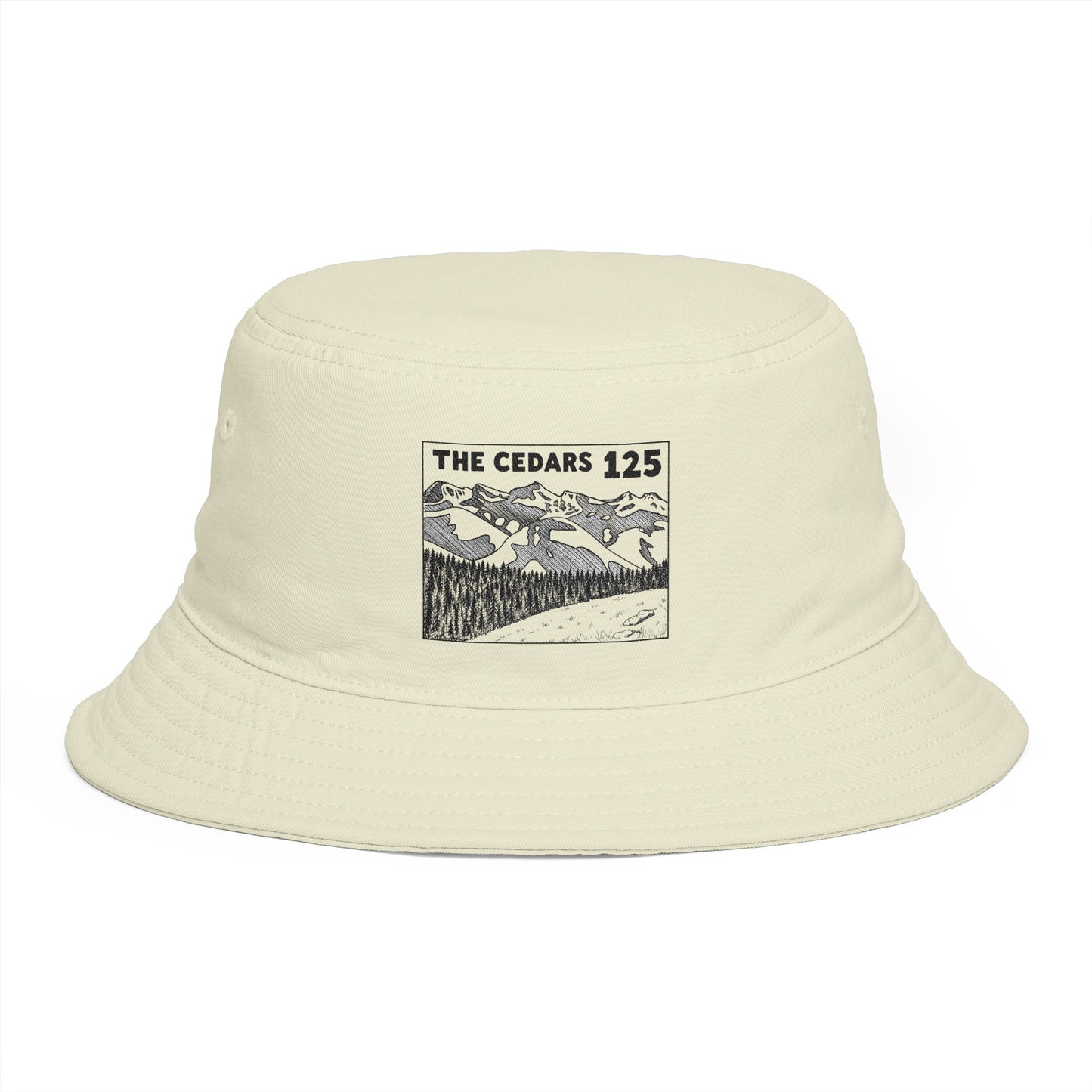 The Cedars 125 Bucket Hat — Vintage Mountain Outdoor Sun Hat
