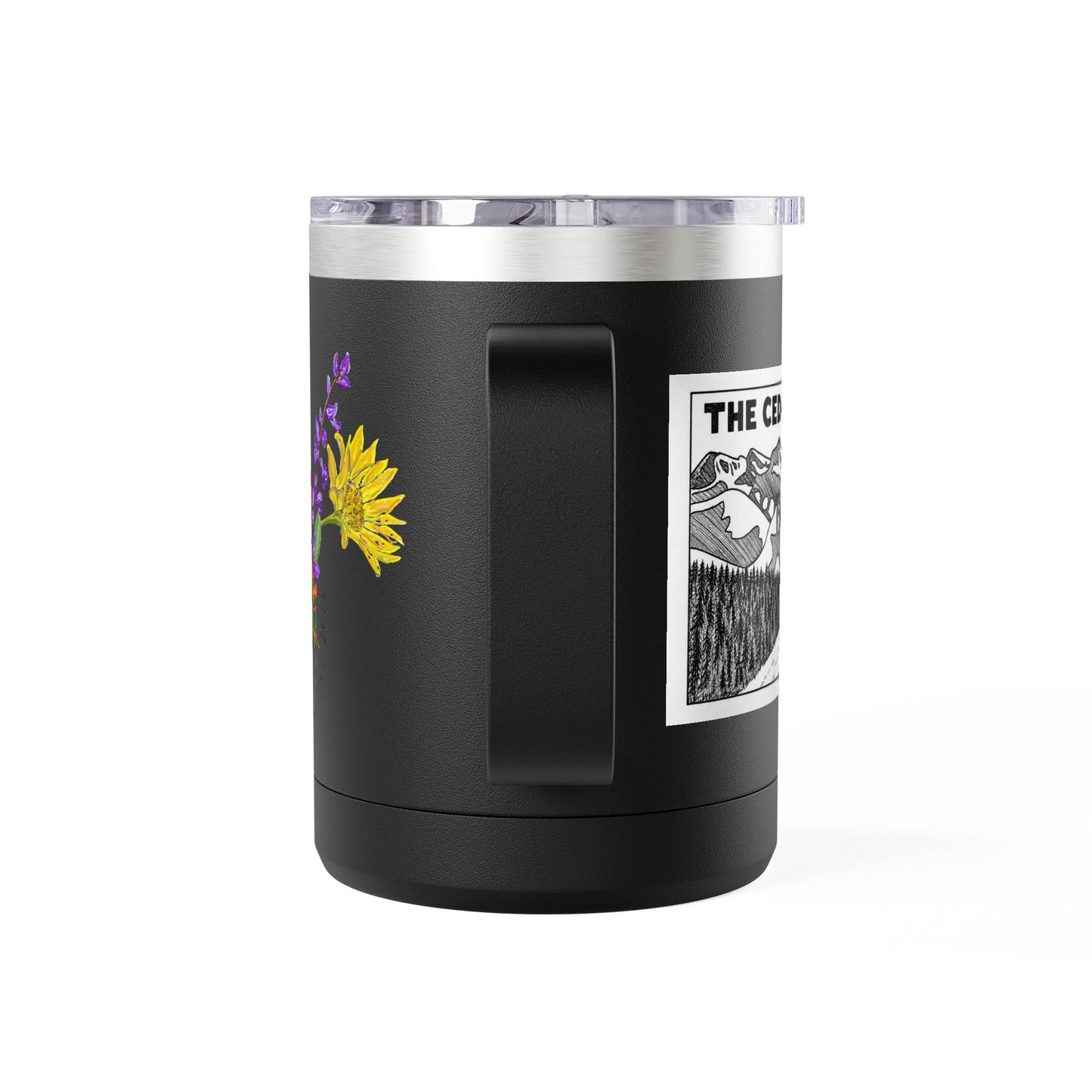 125th Anniversary Floral Travel Mug — Commemorative 15oz Tumbler