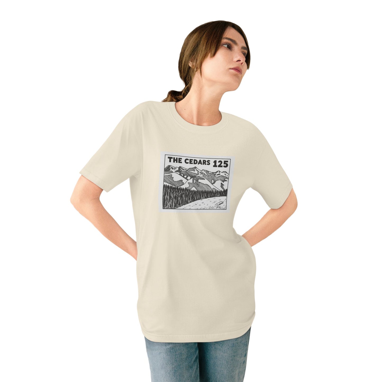 The Cedars 125 Mountain T-Shirt — Outdoor Nature Graphic Tee